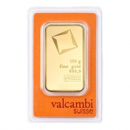 100g Goldbarren Valcambi...